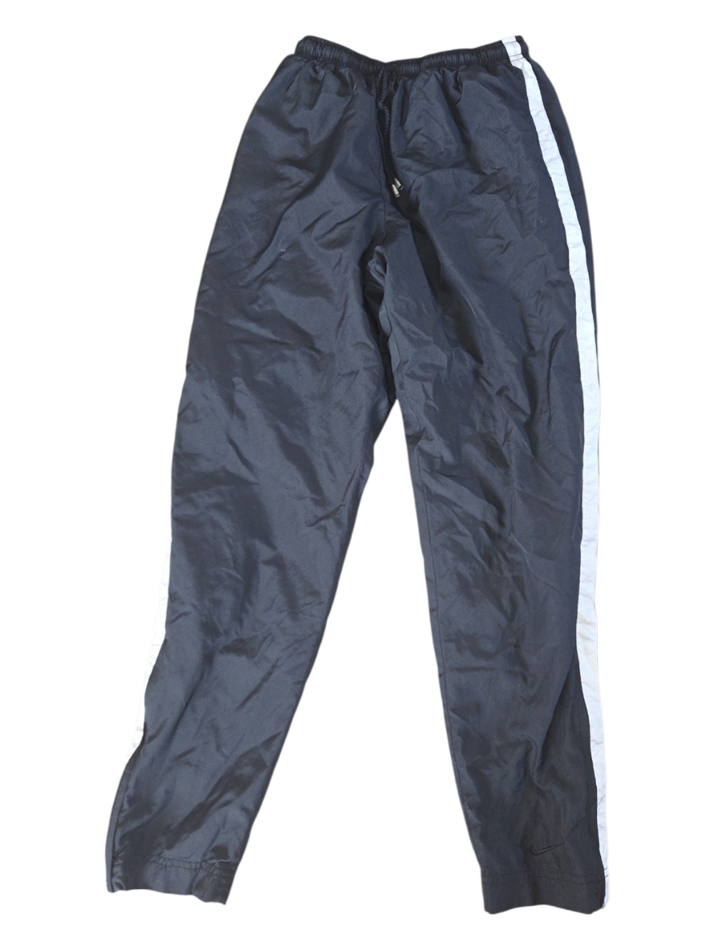 Vintage Nike Black Swishy track Pants Size S